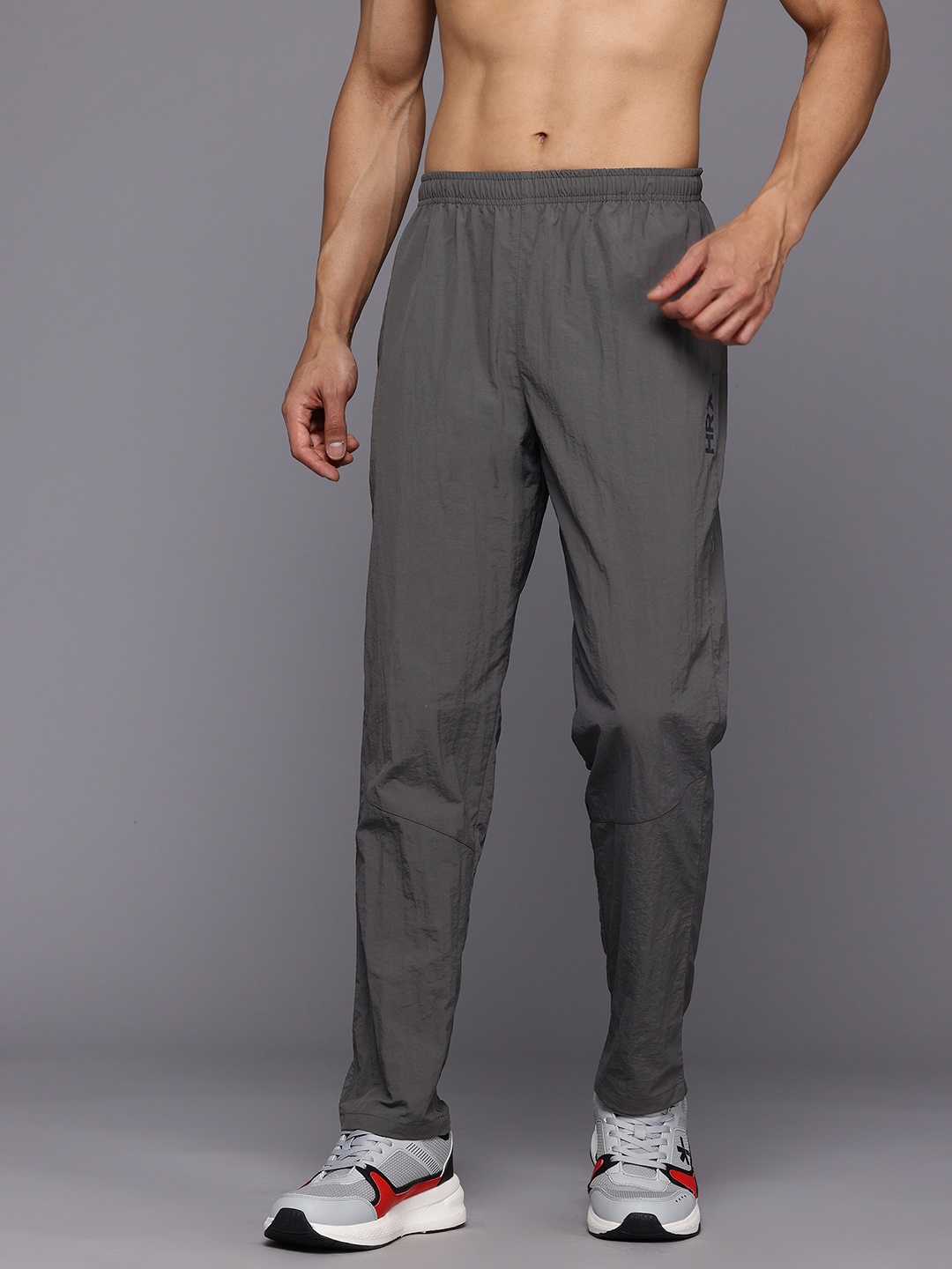 

HRX by Hrithik Roshan Men Rapid-Dry Running Track Pants, Charcoal