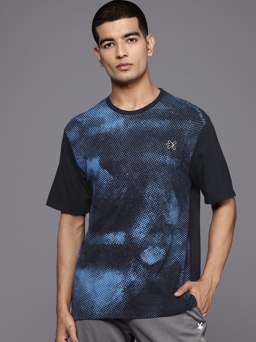 

HRX by Hrithik Roshan Printed T-shirt, Black