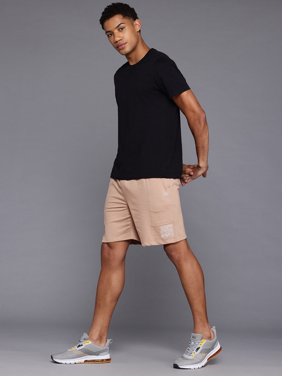 

HRX by Hrithik Roshan Men Training Shorts, Rose