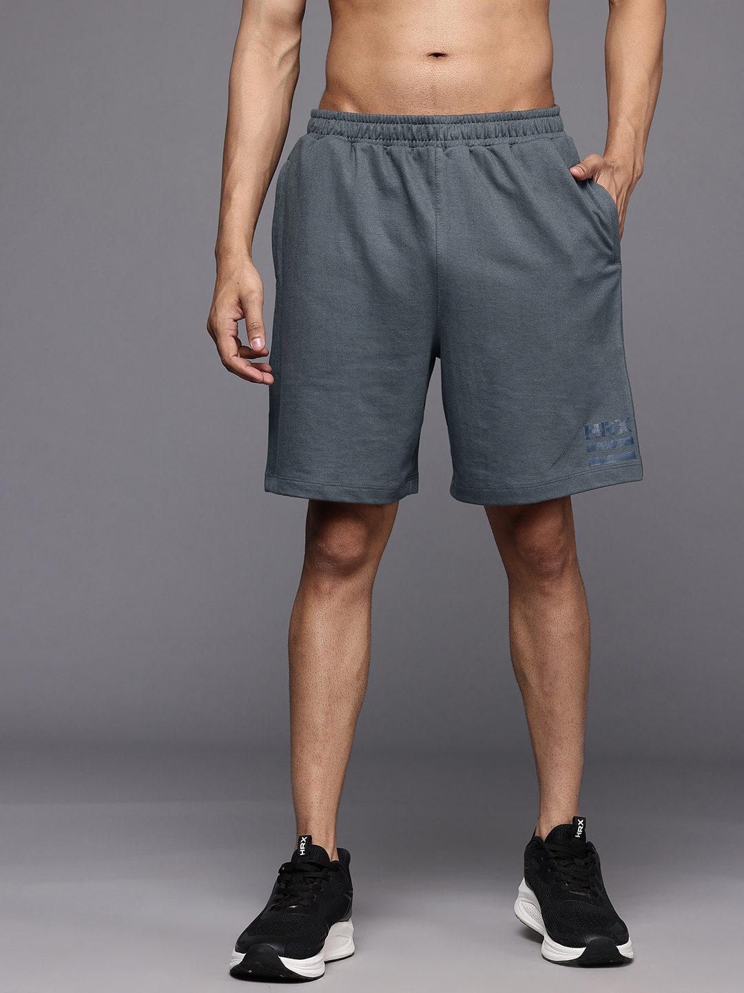 

HRX by Hrithik Roshan Men Training Shorts, Grey