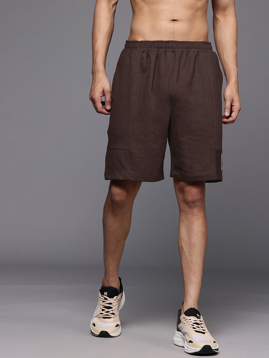 

HRX by Hrithik Roshan Men Training Shorts, Brown