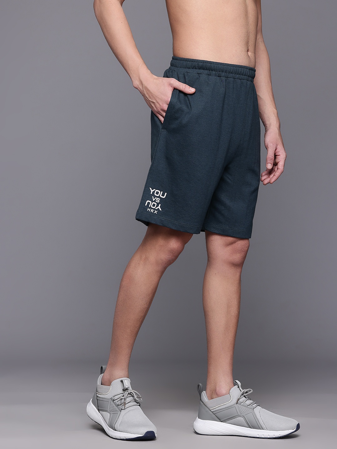 

HRX by Hrithik Roshan Men Training Shorts, Navy blue