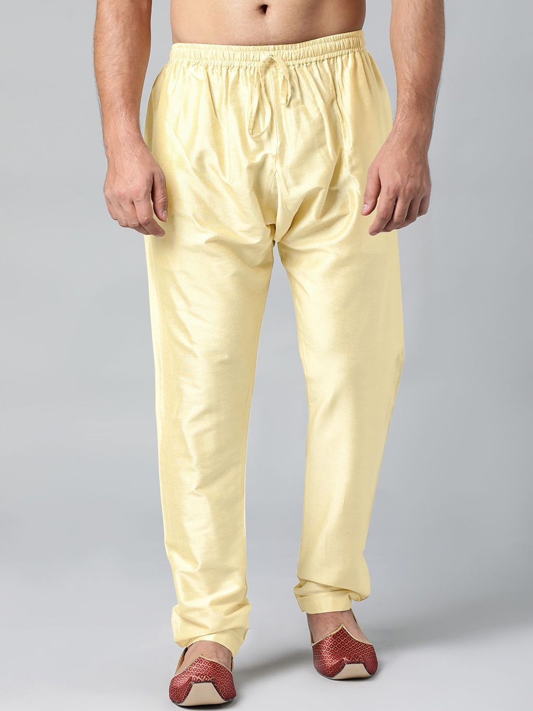 

TheEthnic.Co Men Mid Rise Pyjamas, Beige