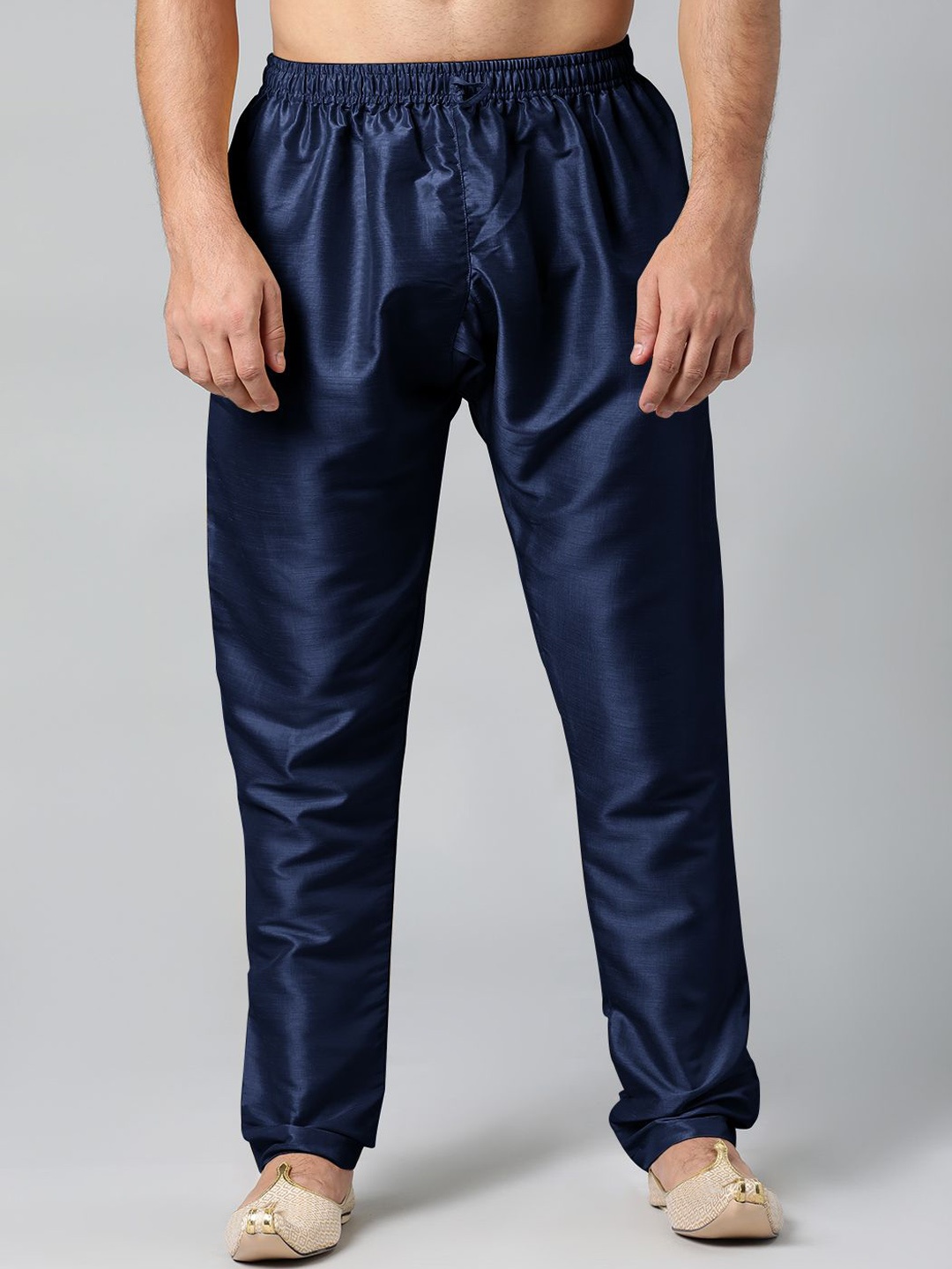 

TheEthnic.Co Men Mid Rise Pyjamas, Navy blue