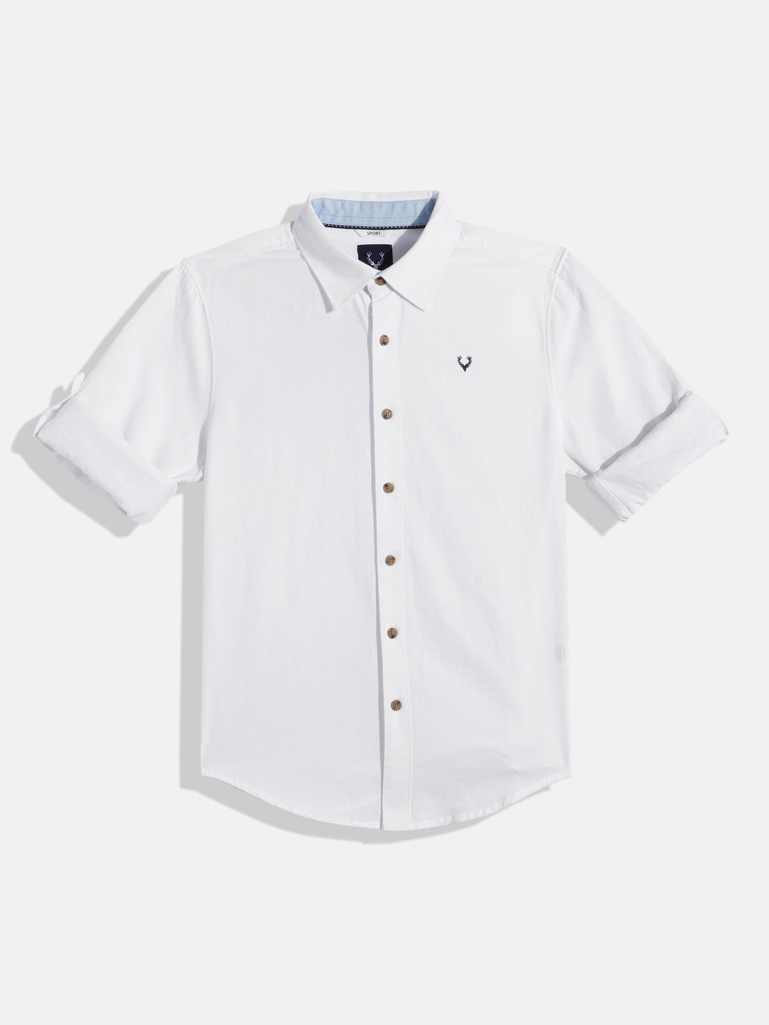 

Allen Solly Junior Boys Custom Pure Cotton Casual Shirt, White