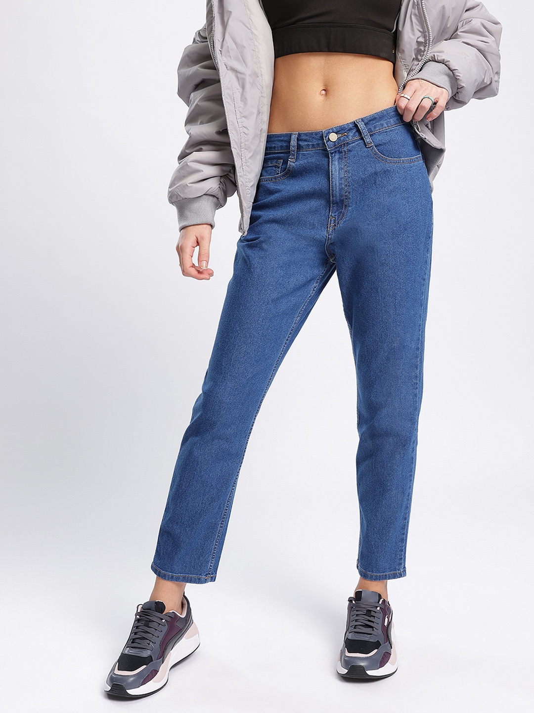 

DressBerry Women Everyday Essential Skinny Fit Stretchable Jeans, Blue