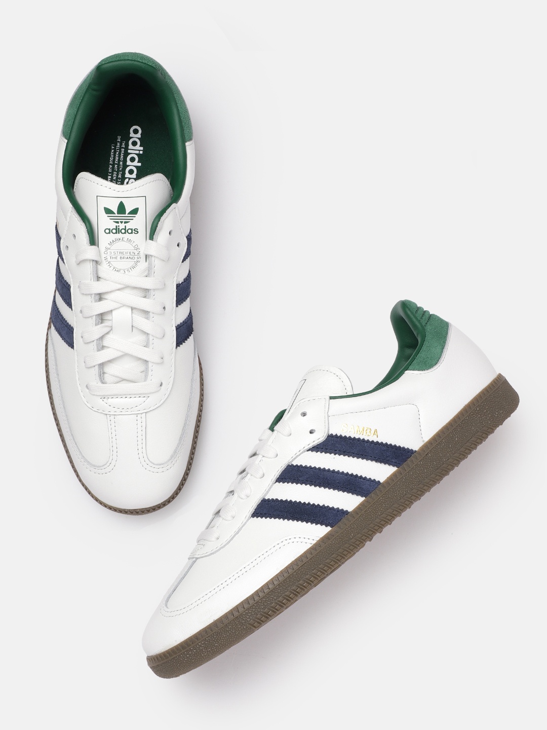 

ADIDAS Originals Men Leather Samba OG Sneakers, White