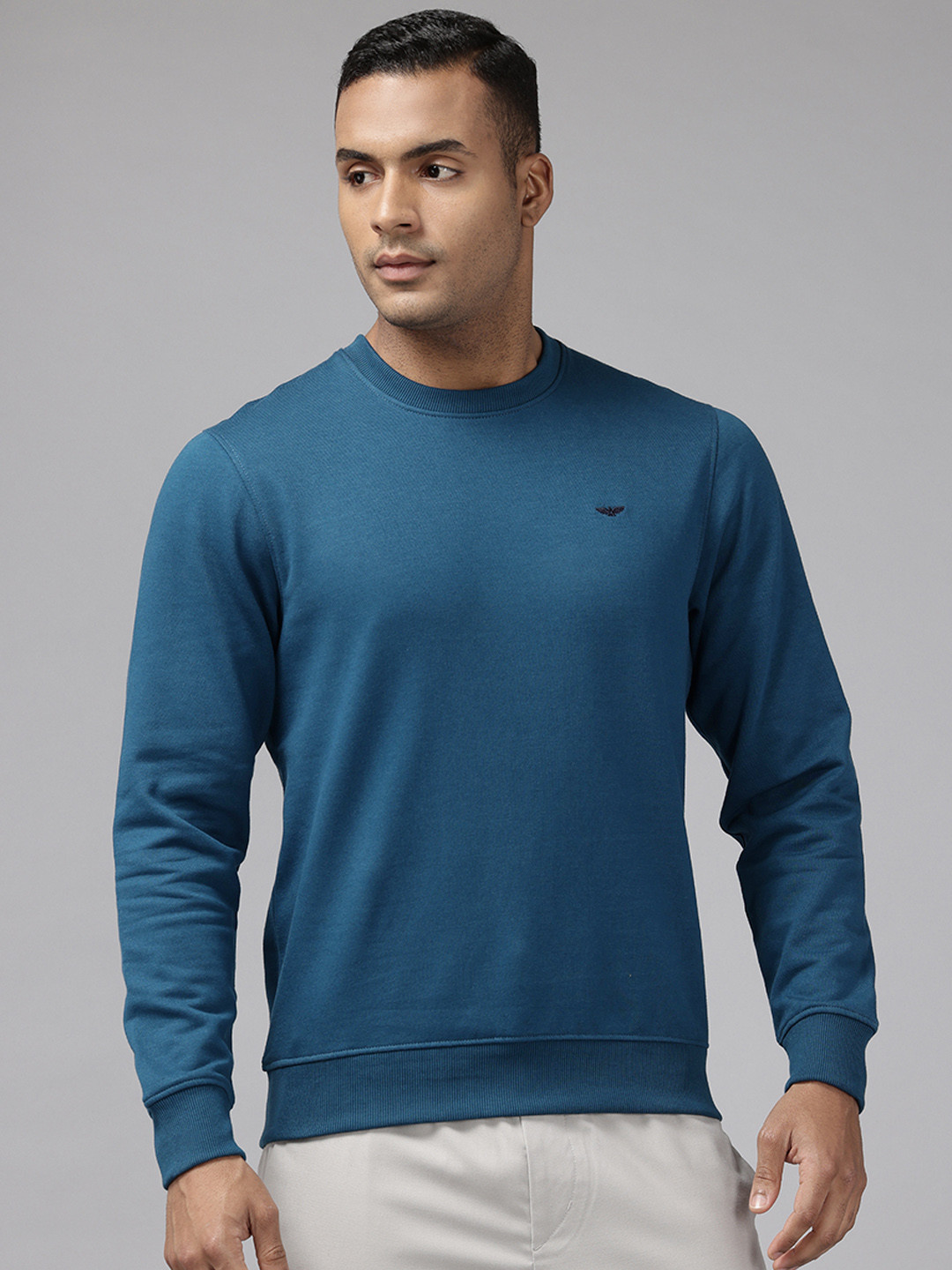 

Park Avenue Round Neck Pullover Sweatshirt, Blue