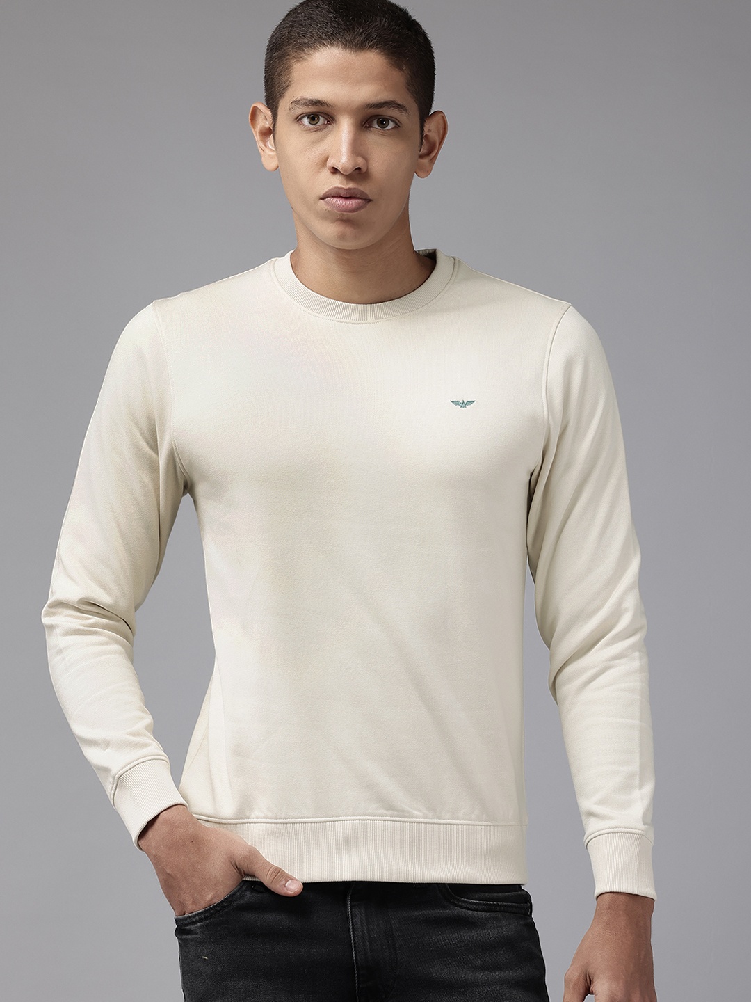 

Park Avenue Round Neck Sweatshirt, Off white