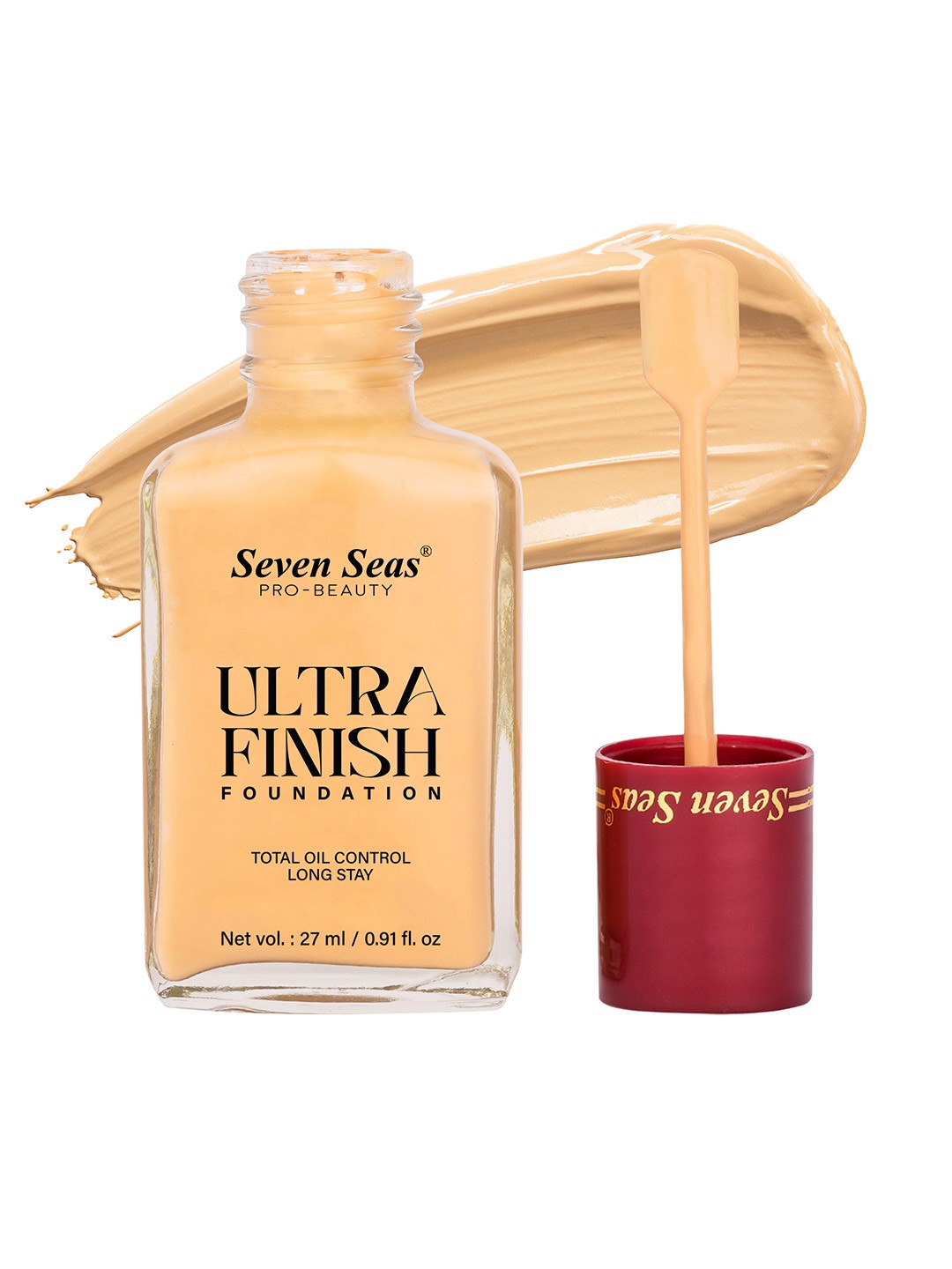 

Seven Seas Ultra Finish Oil Control and Long Lasting Foundation 27ml - Skin, Beige