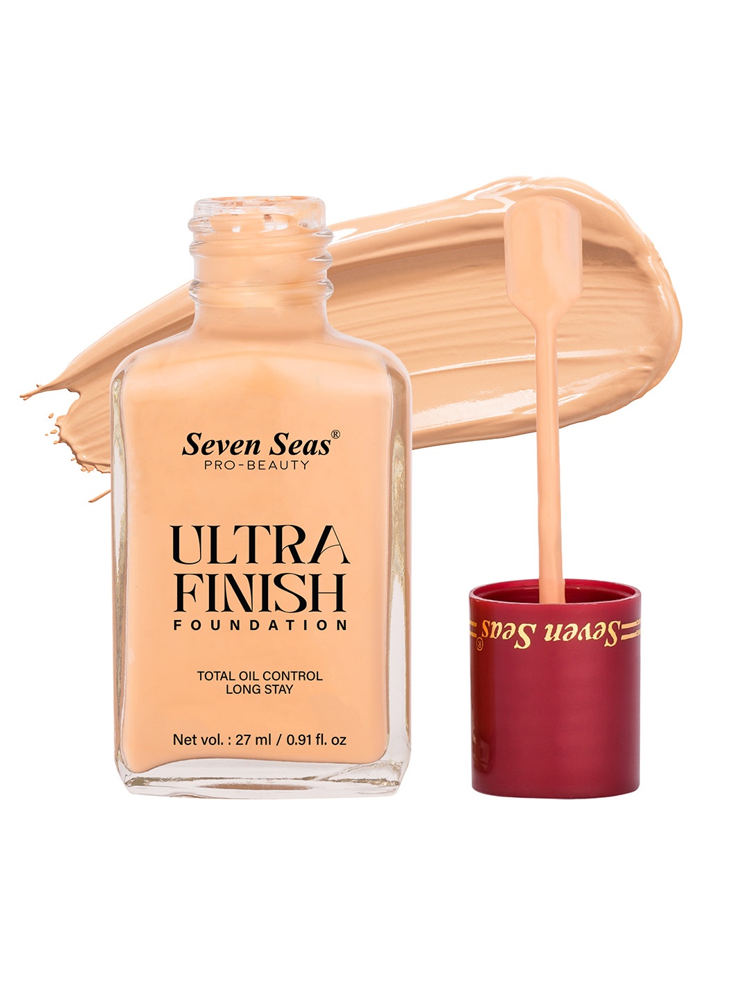 

Seven Seas Ultra Finish Oil Control and Long Lasting Foundation 27ml - Natural, Beige