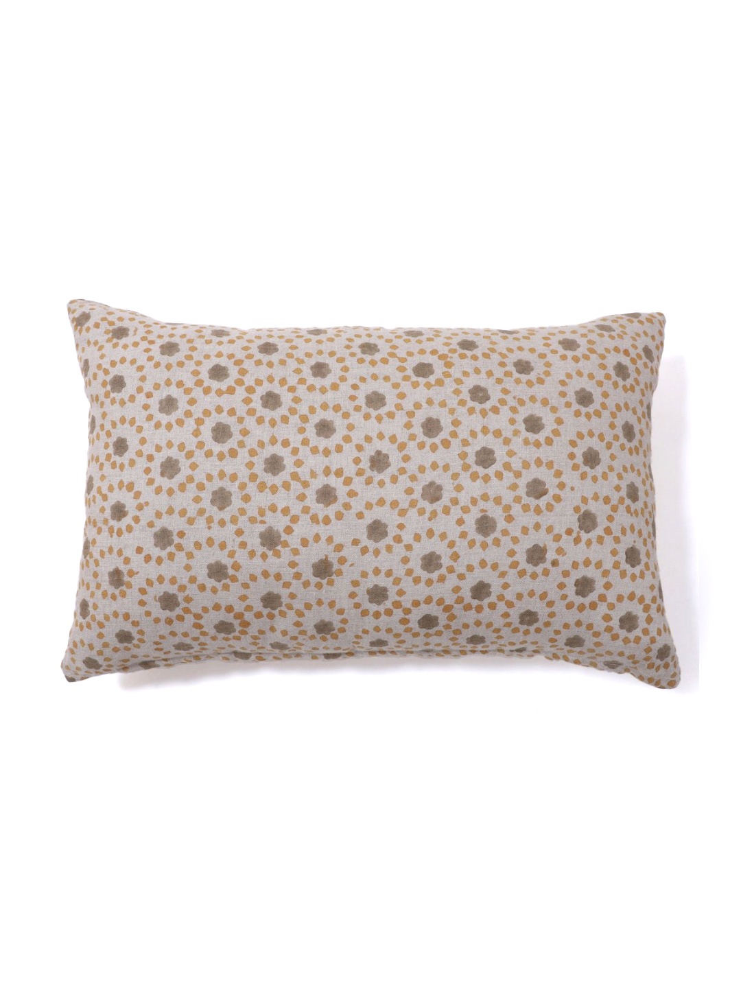 

Art Avenue Lumbra Orange & Brown Geometric Printed Cotton Linen Rectangle Cushion Covers
