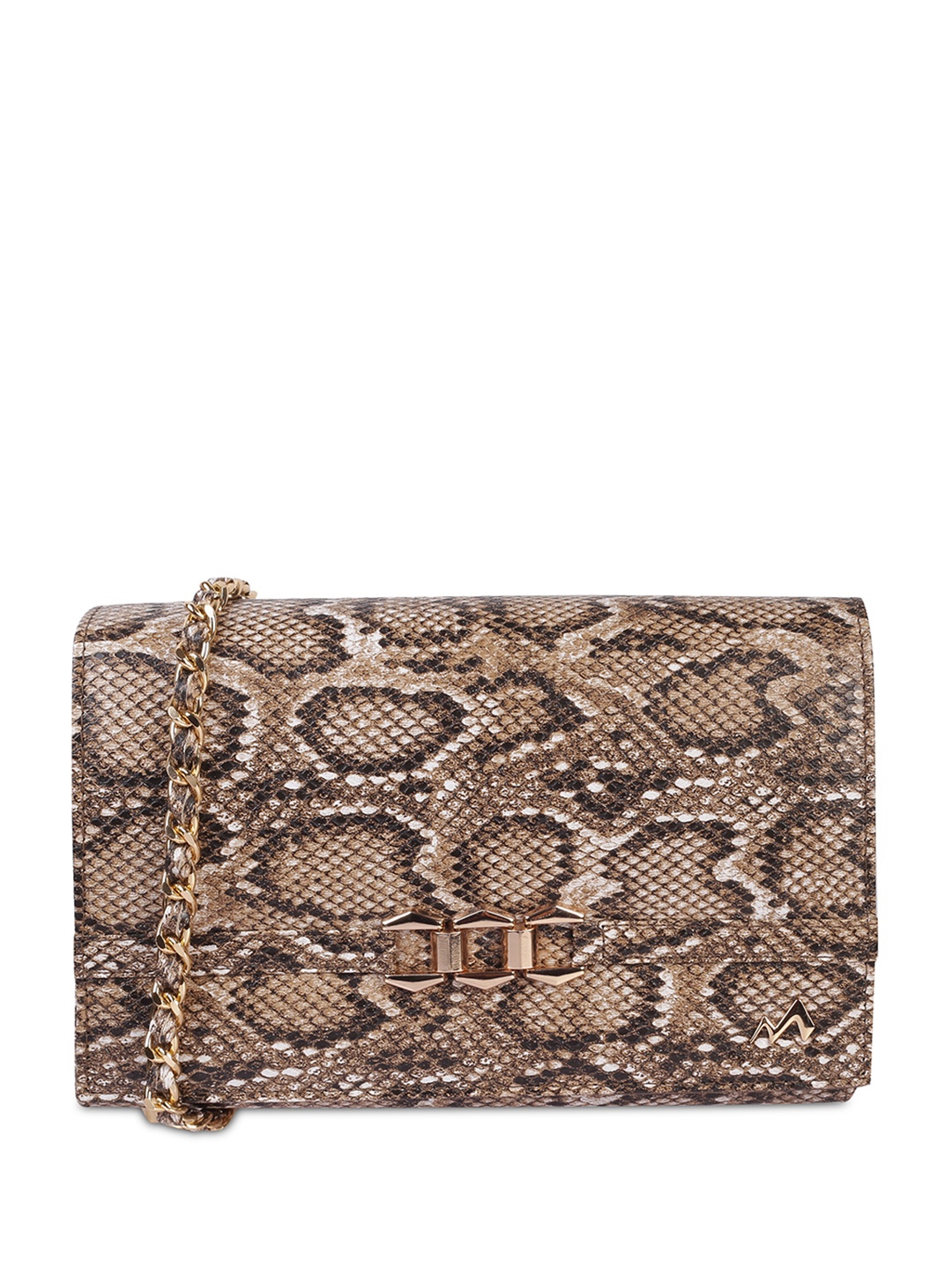 

Metro PU Structured Handheld Bag with Tasselled, Brown