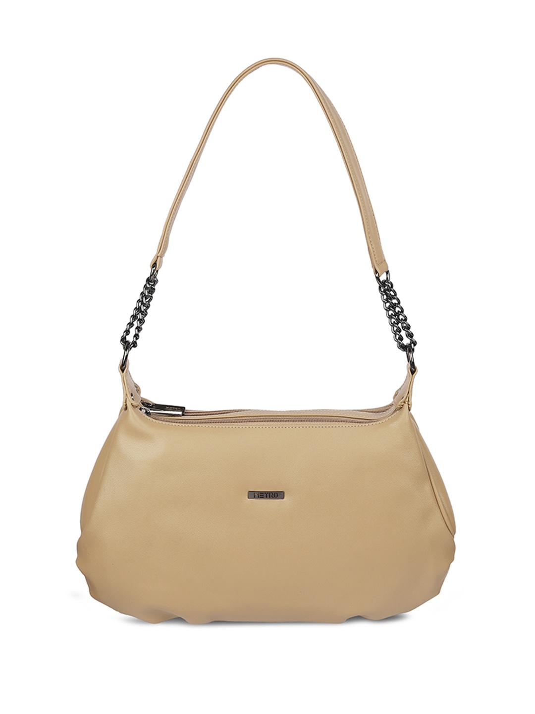 

Metro Structured Handheld Bag with Tasselled, Beige