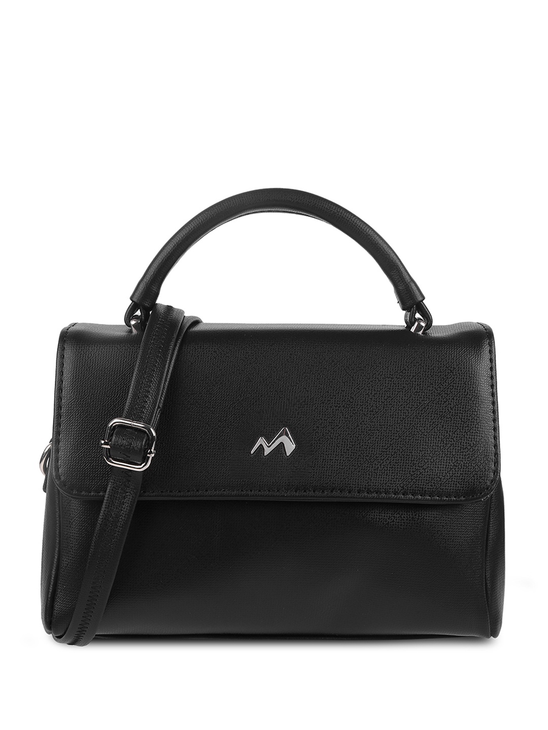 Metro Oversized Structured Tote Bag, Black
