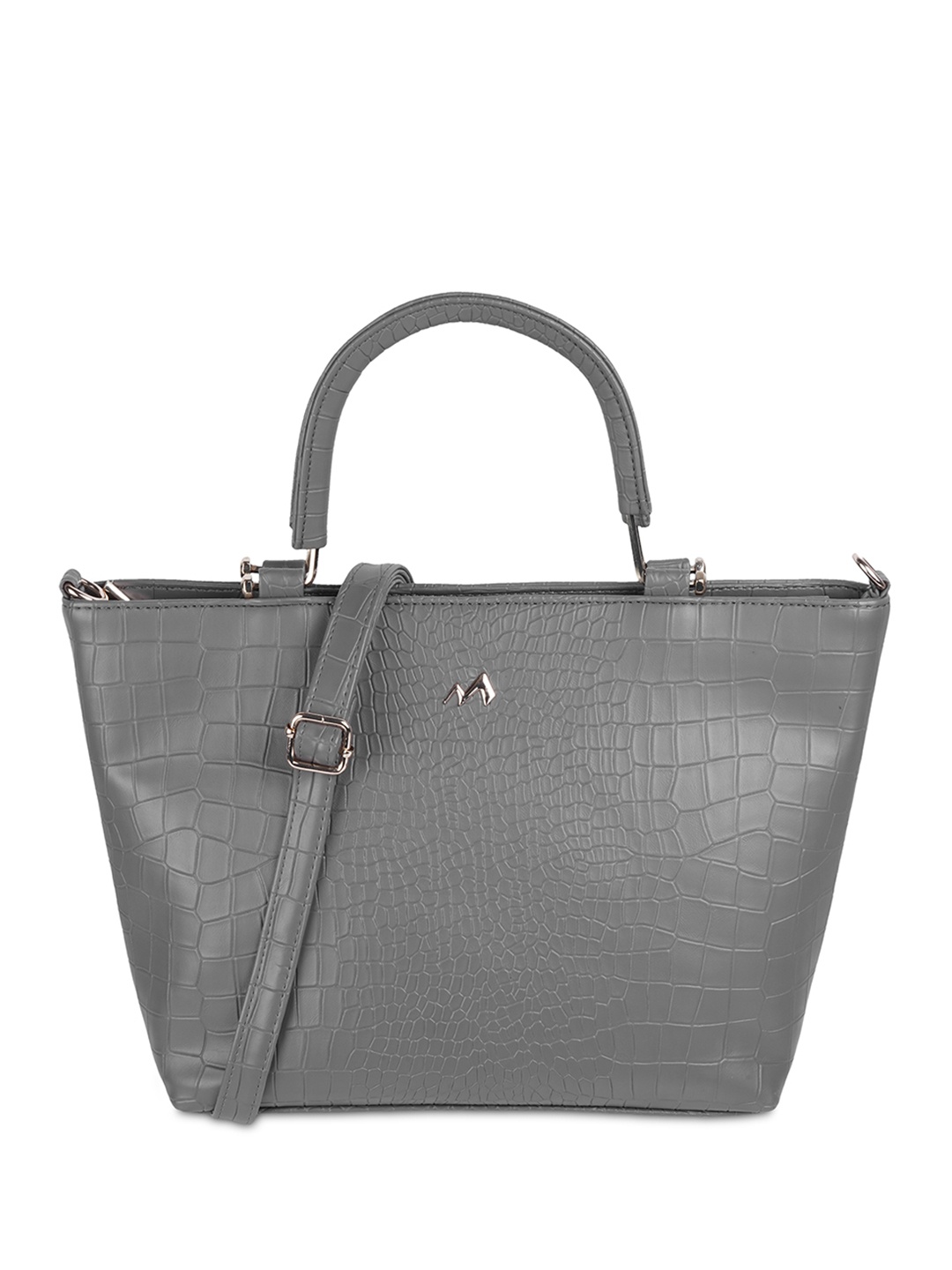 

Metro Structured Handheld Bag with Tasselled, Grey