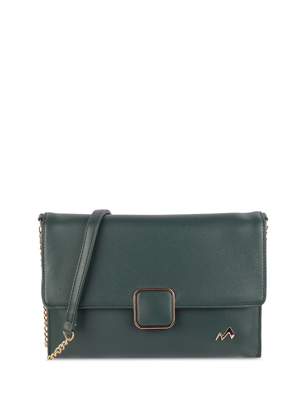 

Metro Colourblocked PU Structured Satchel with Tasselled, Green