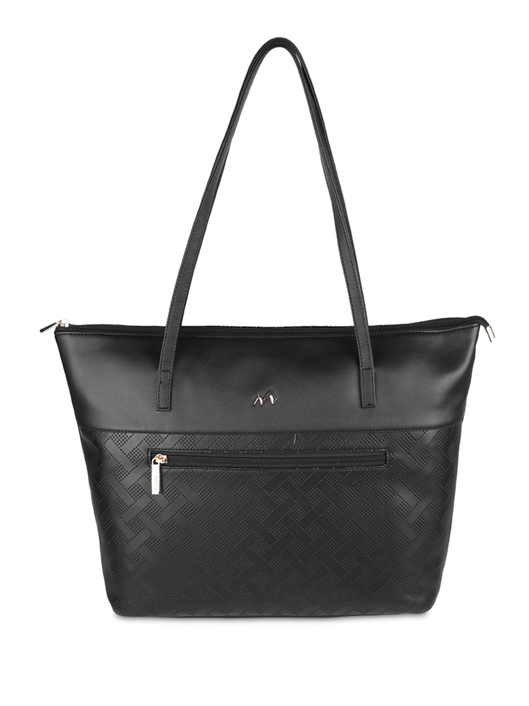 

Metro Oversized Structured Shoulder Bag, Black