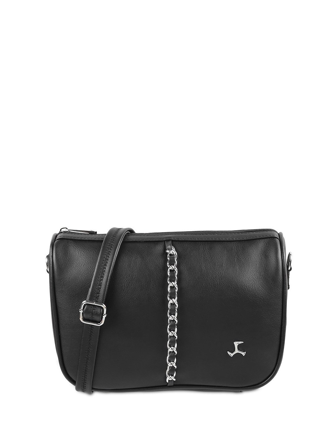 

Mochi PU Oversized Half Moon Shoulder Bag, Black