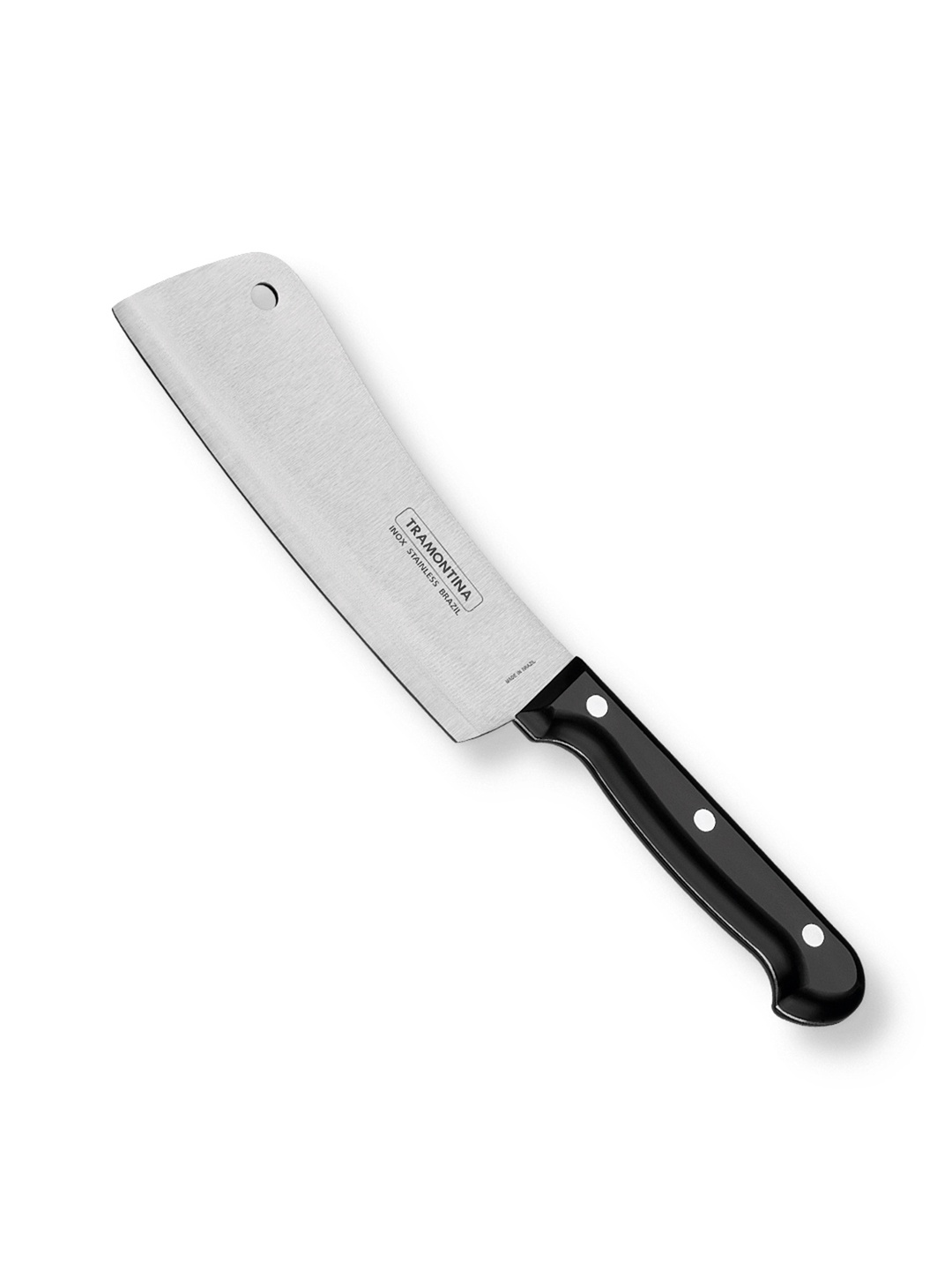 

Tramontina Ultracorte Stainless Steel Antimicrobial Cleaver Knife 15.2cm, Black