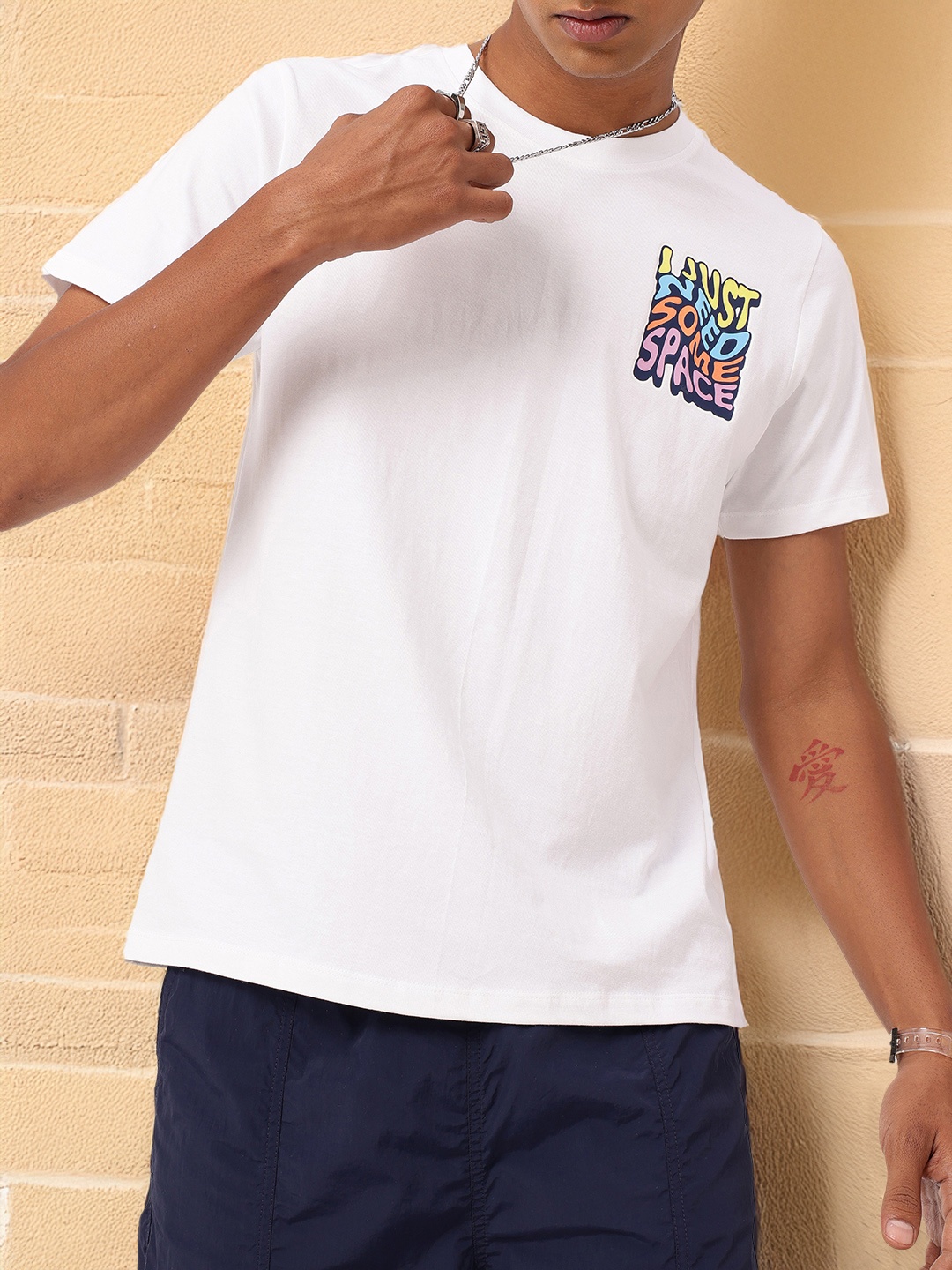 

Kook N Keech Urban Classic Typography Printed T-shirt, White