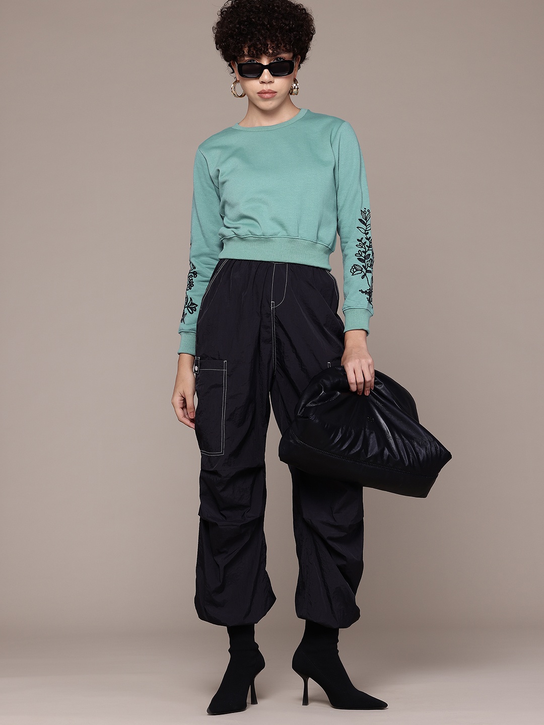 

Roadster Embroidered Sweatshirt, Sea green