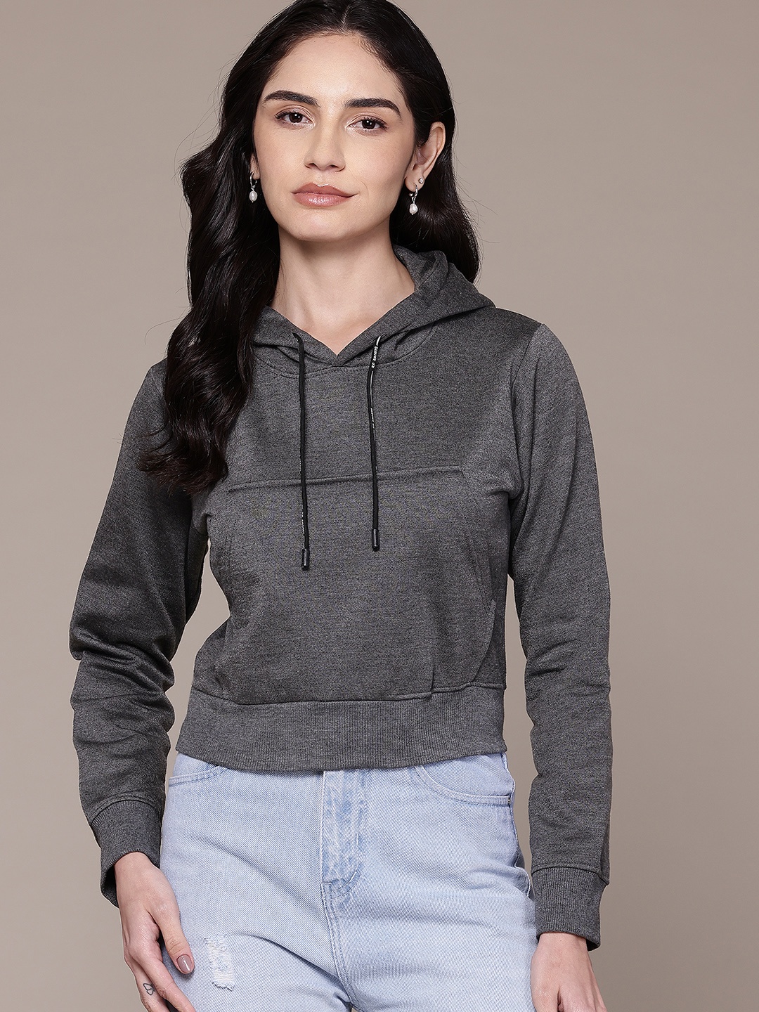 

Roadster Hooded Sweatshirt, Grey melange