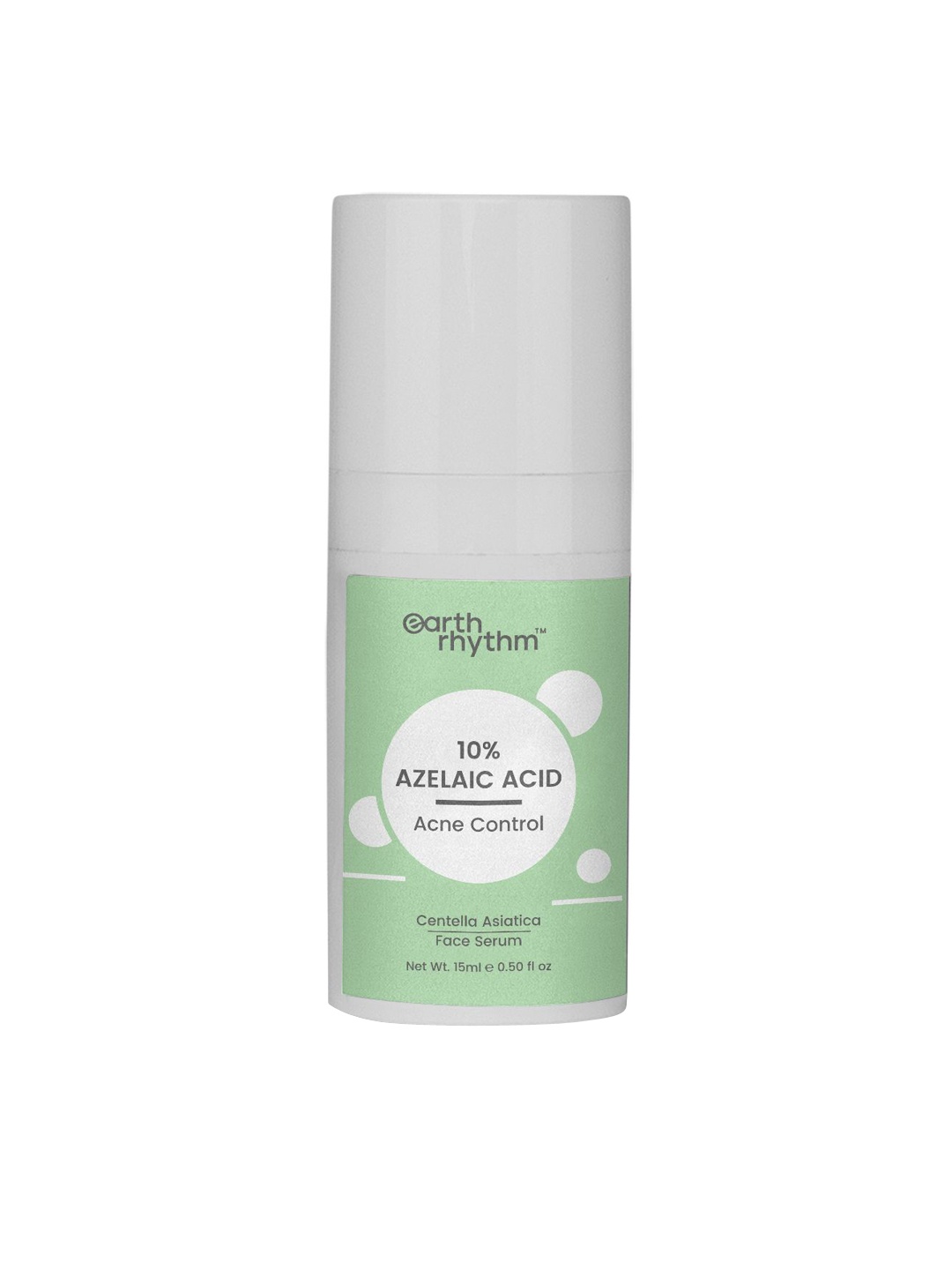 

Earth Rhythm 10% Azelaic Acid Acne Control Centella Asiatica Face Serum 15 ml, White