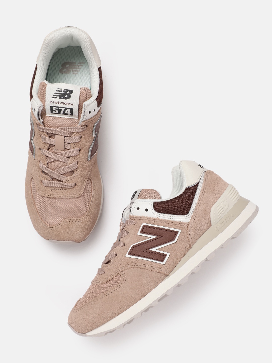 

New Balance Women 574 Suede Everyday Sneakers, Beige