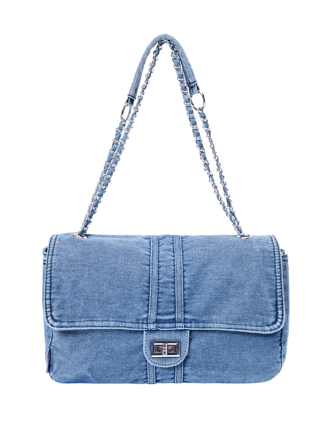 

Lino Perros Textured Structured Shoulder Bag, Blue