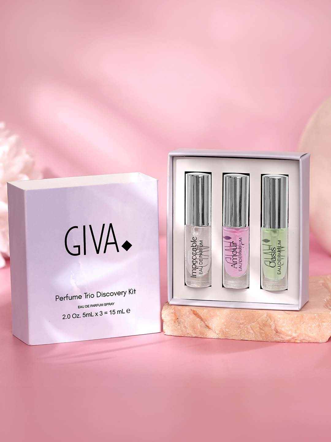 

GIVA Women Set Of 3 Classic Essence Long Lasting Eau De Parfum - 15ml, Multi