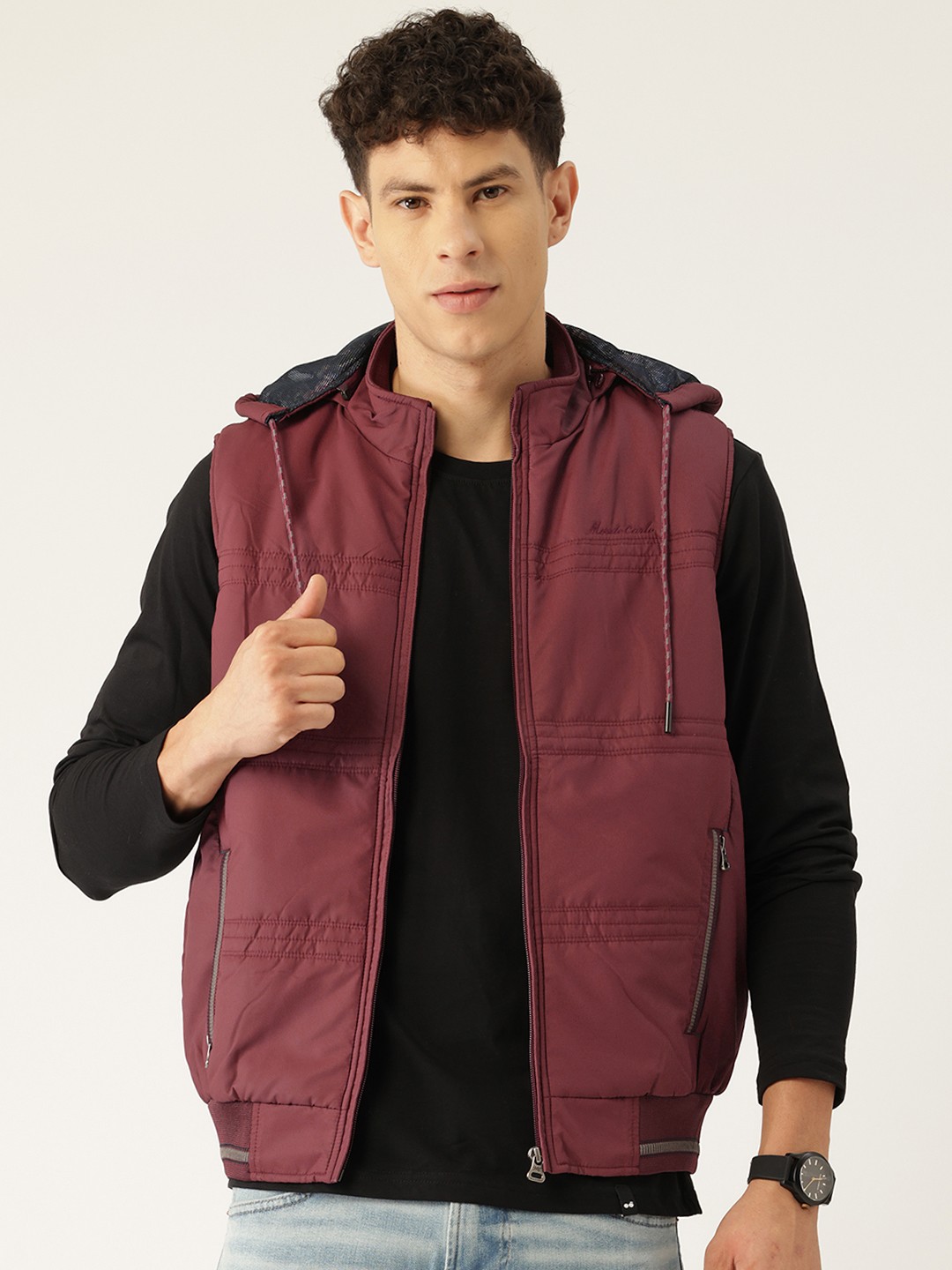 

Monte Carlo Hooded Jacket, Maroon
