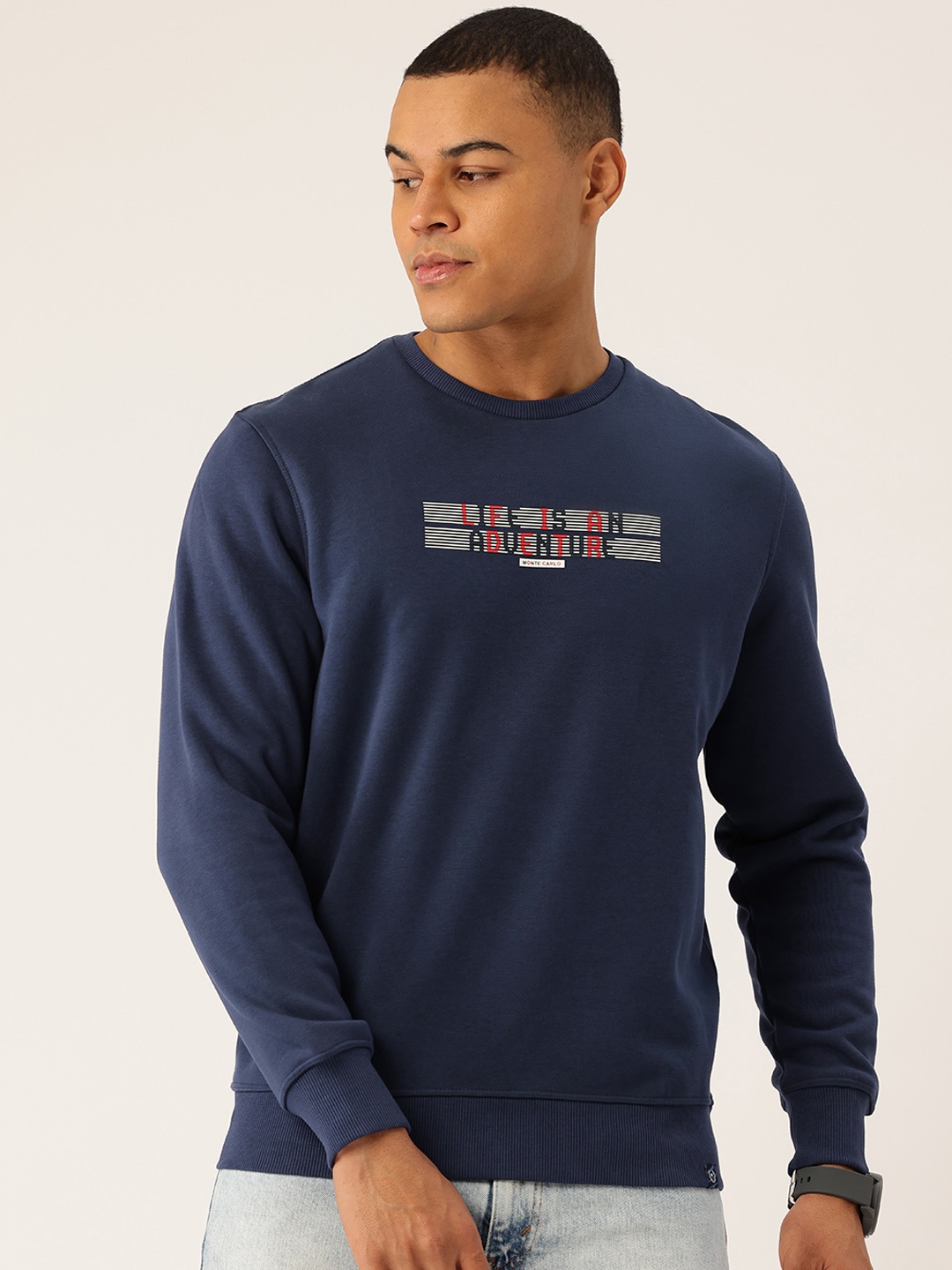 

Monte Carlo Printed Sweatshirt, Blue