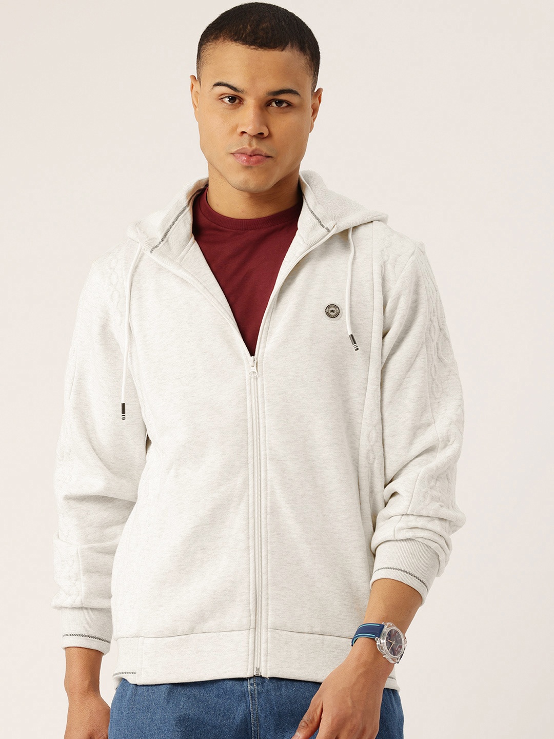 

Monte Carlo Hooded Sweatshirt, Grey melange