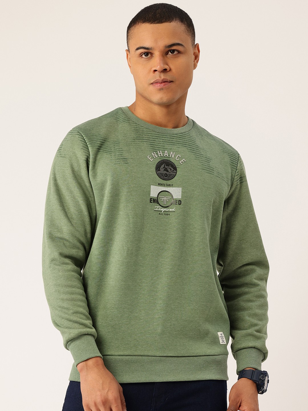 

Monte Carlo Printed Sweatshirt, Green