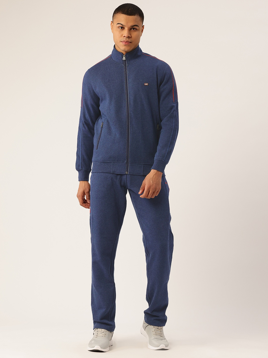 

Monte Carlo Regular Fit Cotton Rich Tracksuit, Blue