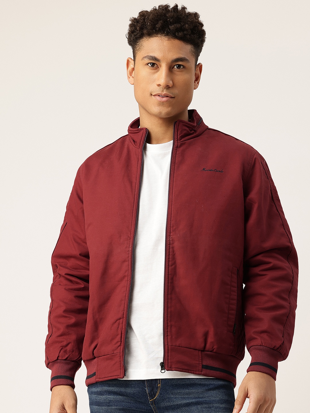 

Monte Carlo Bomber Jacket, Maroon