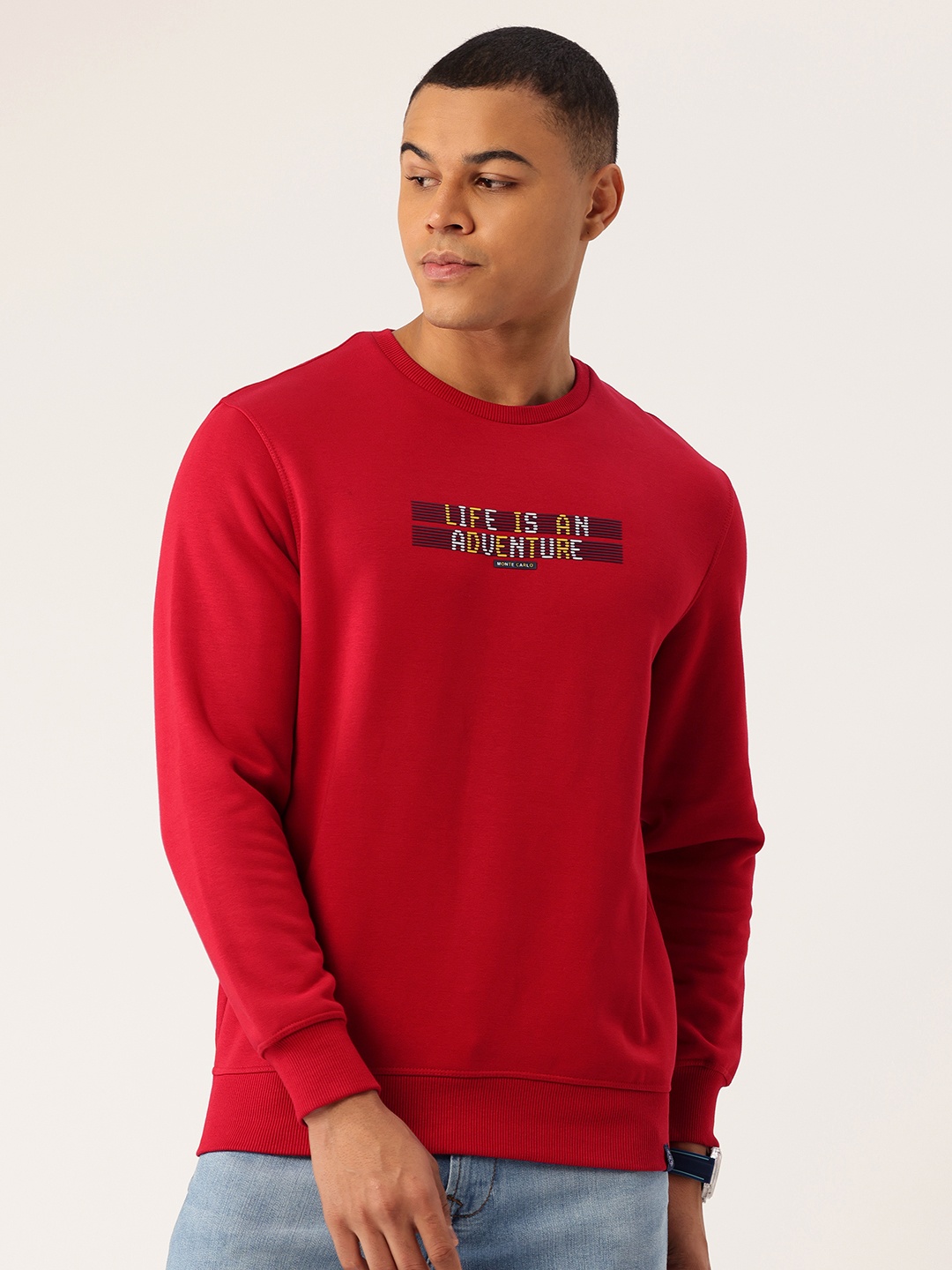 

Monte Carlo Printed Sweatshirt, Red