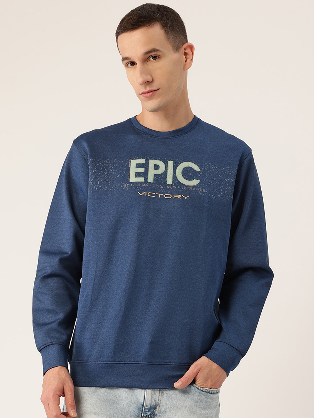 

Monte Carlo Printed Pullover, Blue