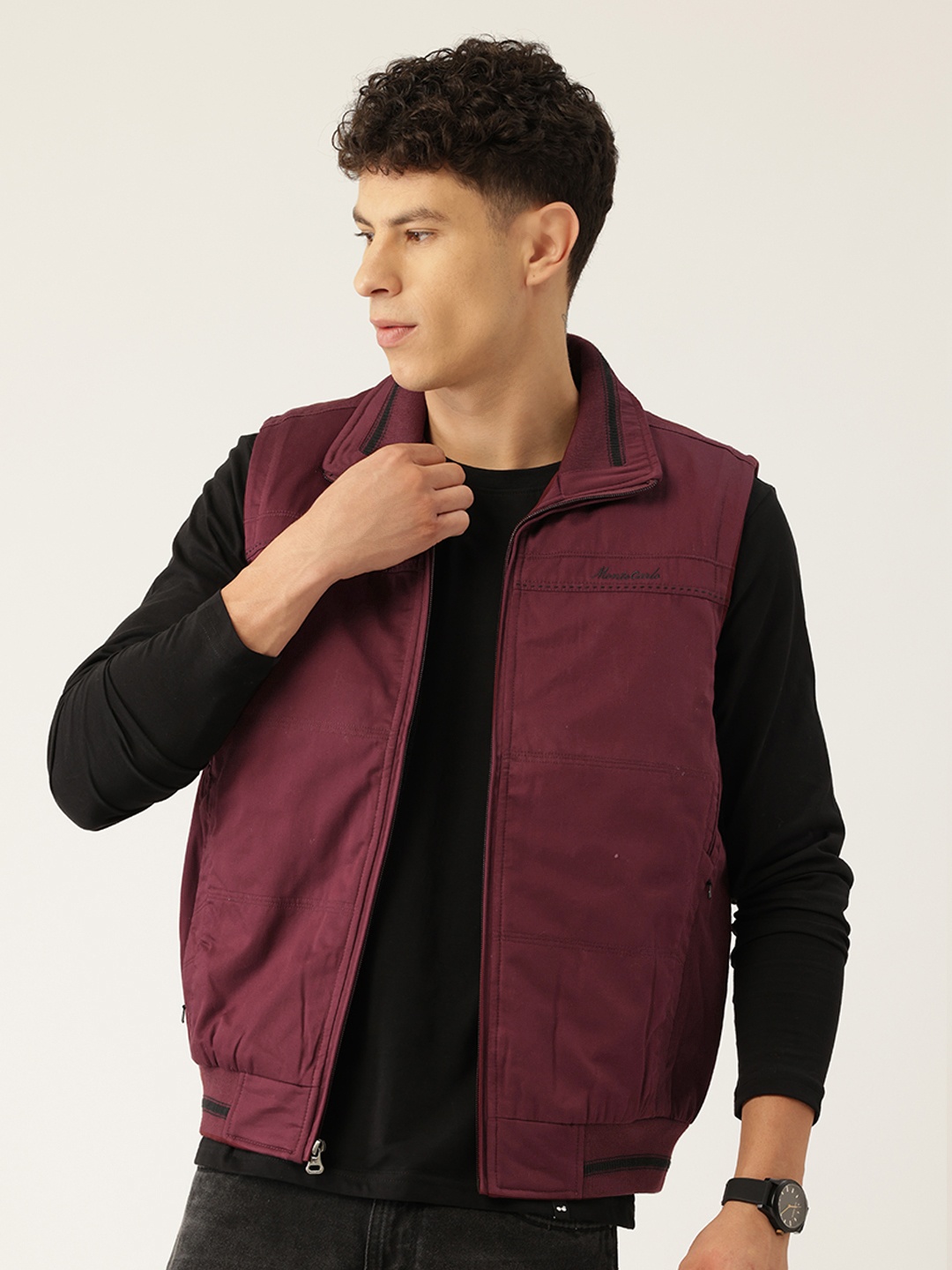 

Monte Carlo Men Padded Gilet Jacket, Maroon