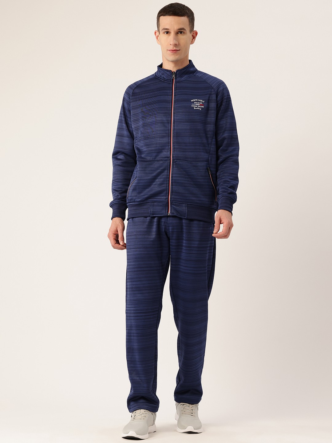 

Monte Carlo Striped Knitted Tracksuit, Blue