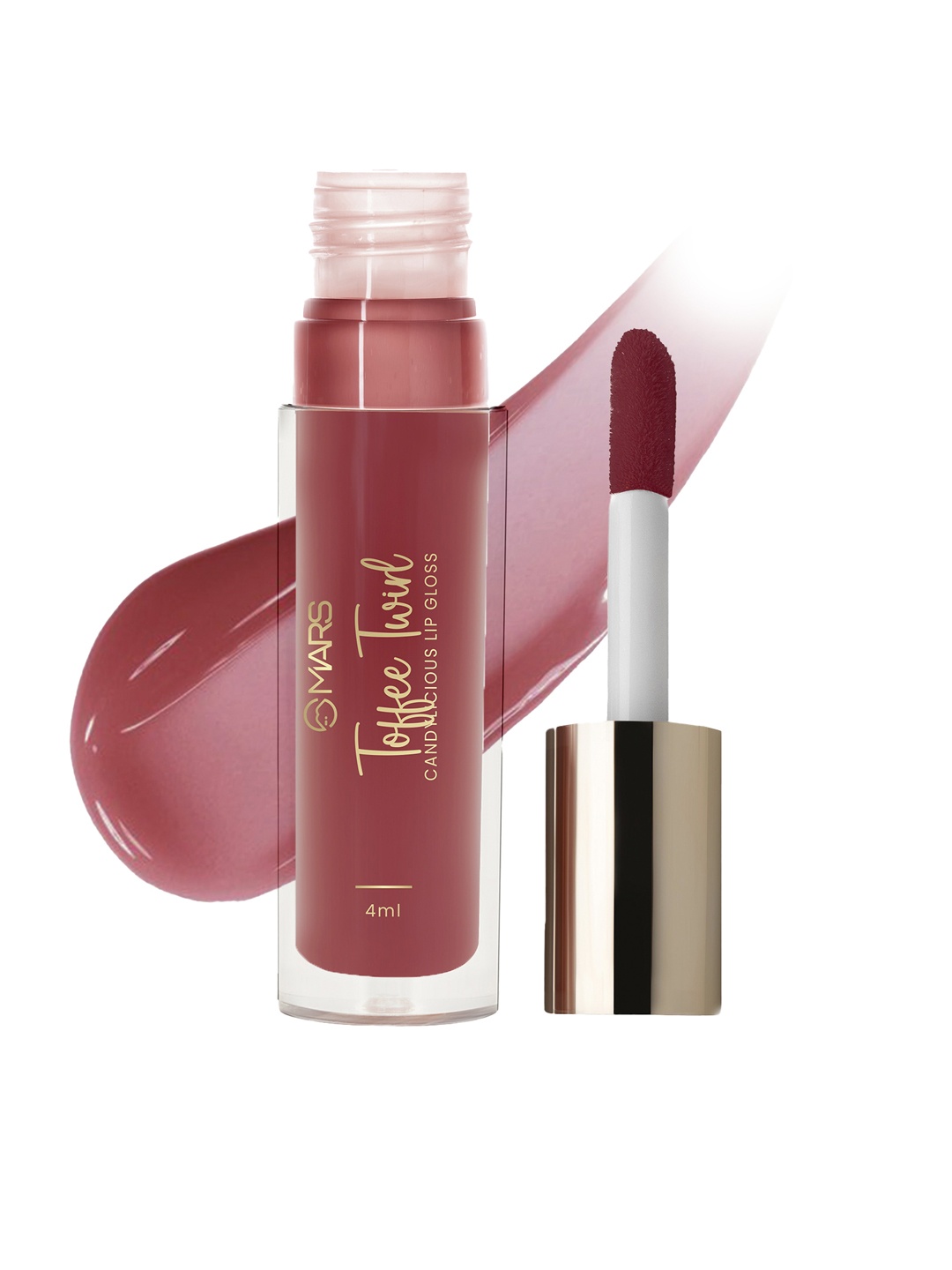 

MARS Candylicious Coloured Lip Gloss With Vitamin E-4ml-Toffee Twirl-11, Peach