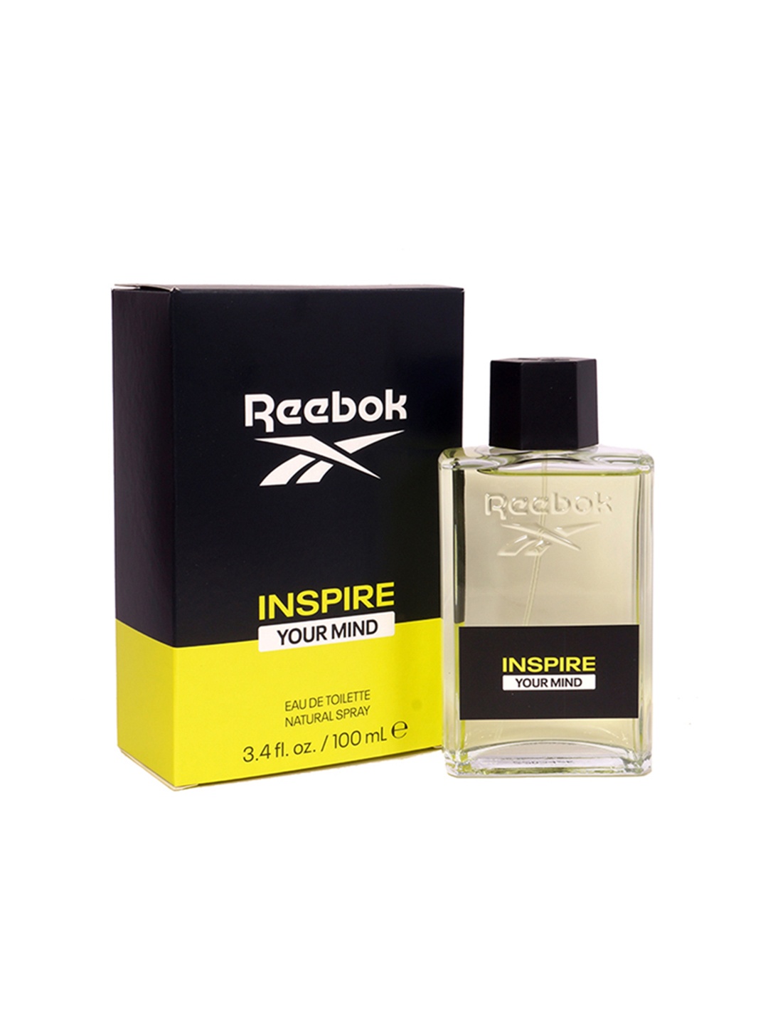 

Reebok Men Inspire Your Mind Long Lasting Eau De Toilette Natural Spray - 100 ml, Black