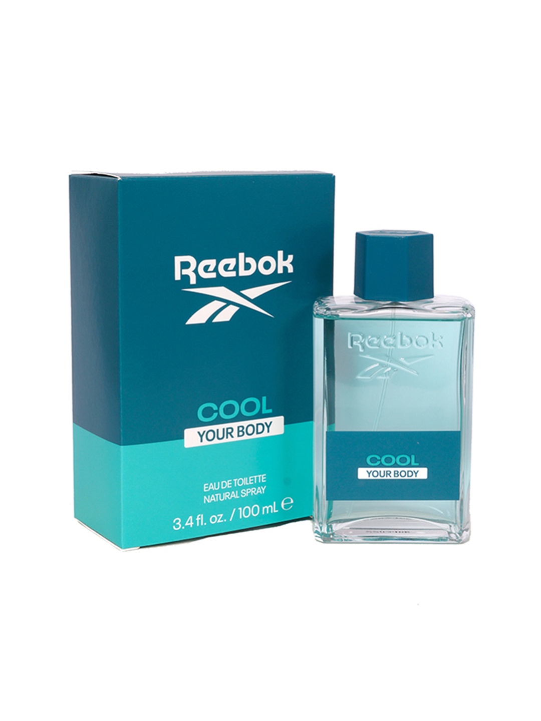 

Reebok Men Cool Your Body Long Lasting Eau De Toilette Natural Spray - 100 ml, Blue