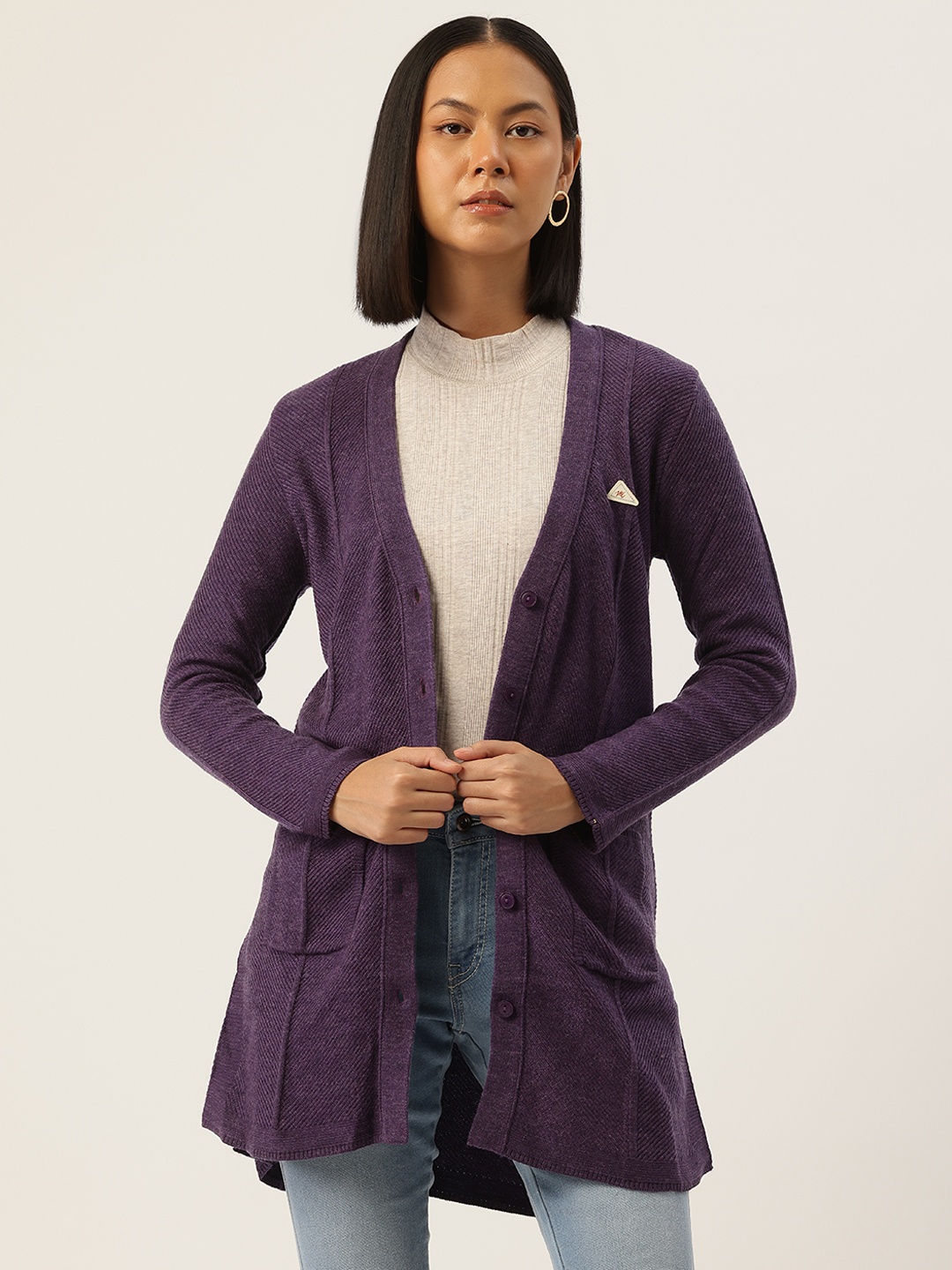 

Monte Carlo Long Sleeves Cardigan, Purple