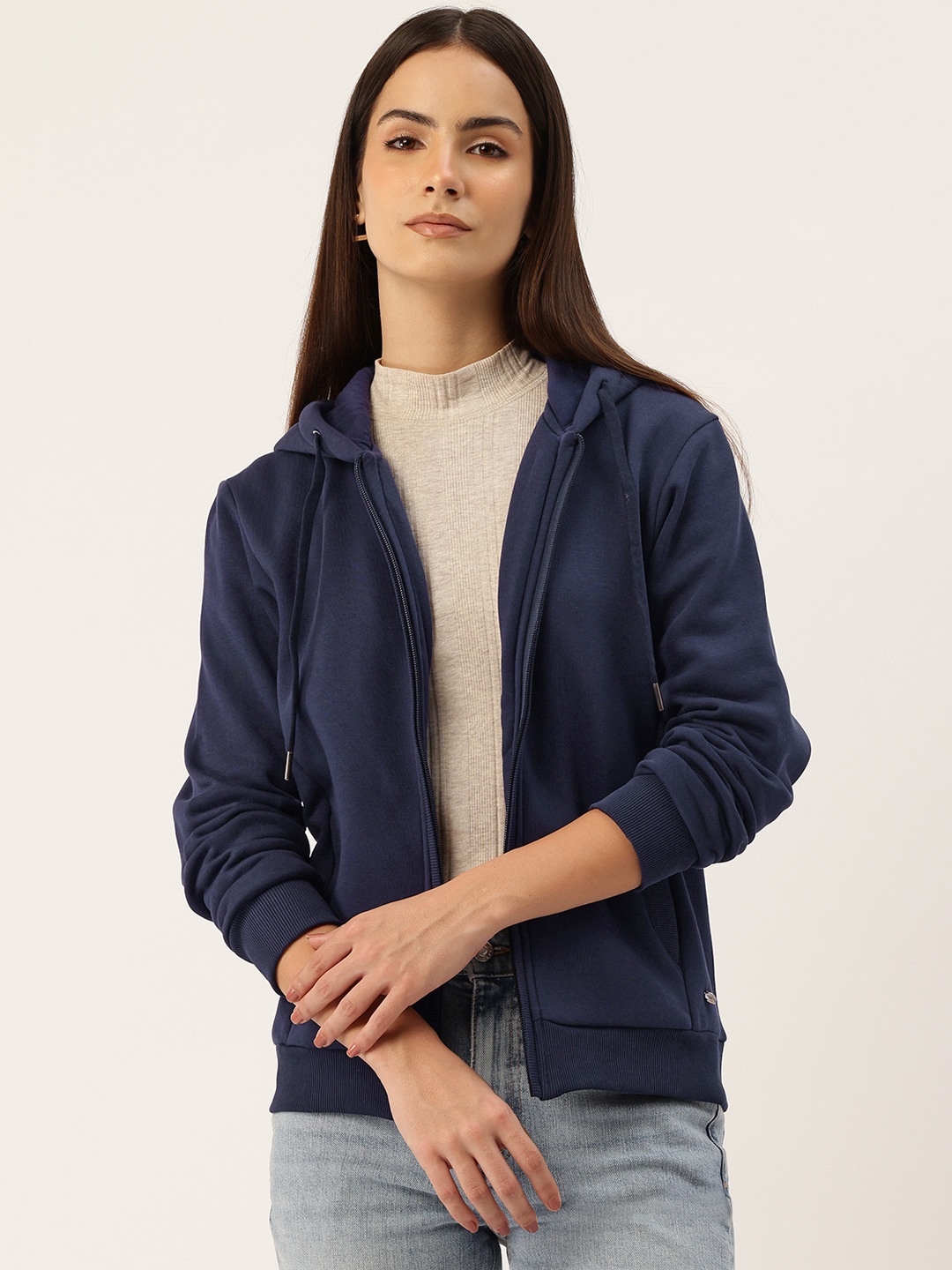 

Monte Carlo Front-Open Hooded Sweatshirt, Blue