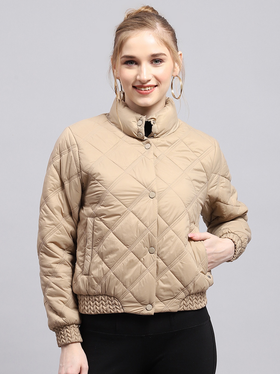 

Monte Carlo Women Quilted Jacket, Beige