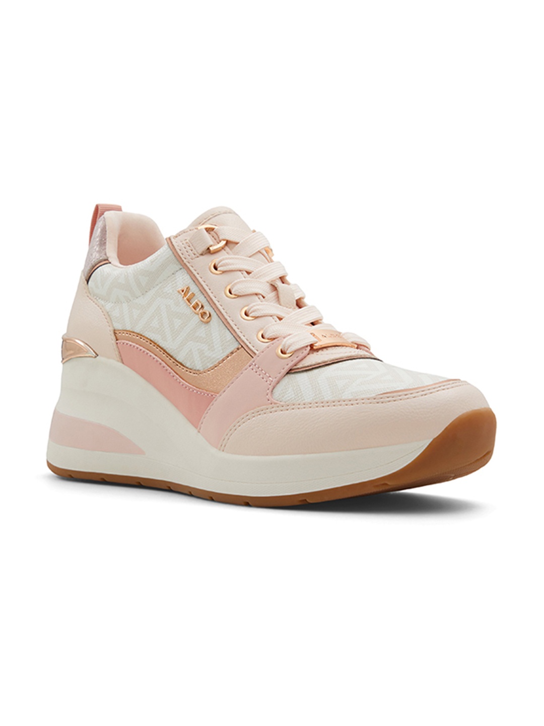 

ALDO Women Colourblocked Sneakers, Pink