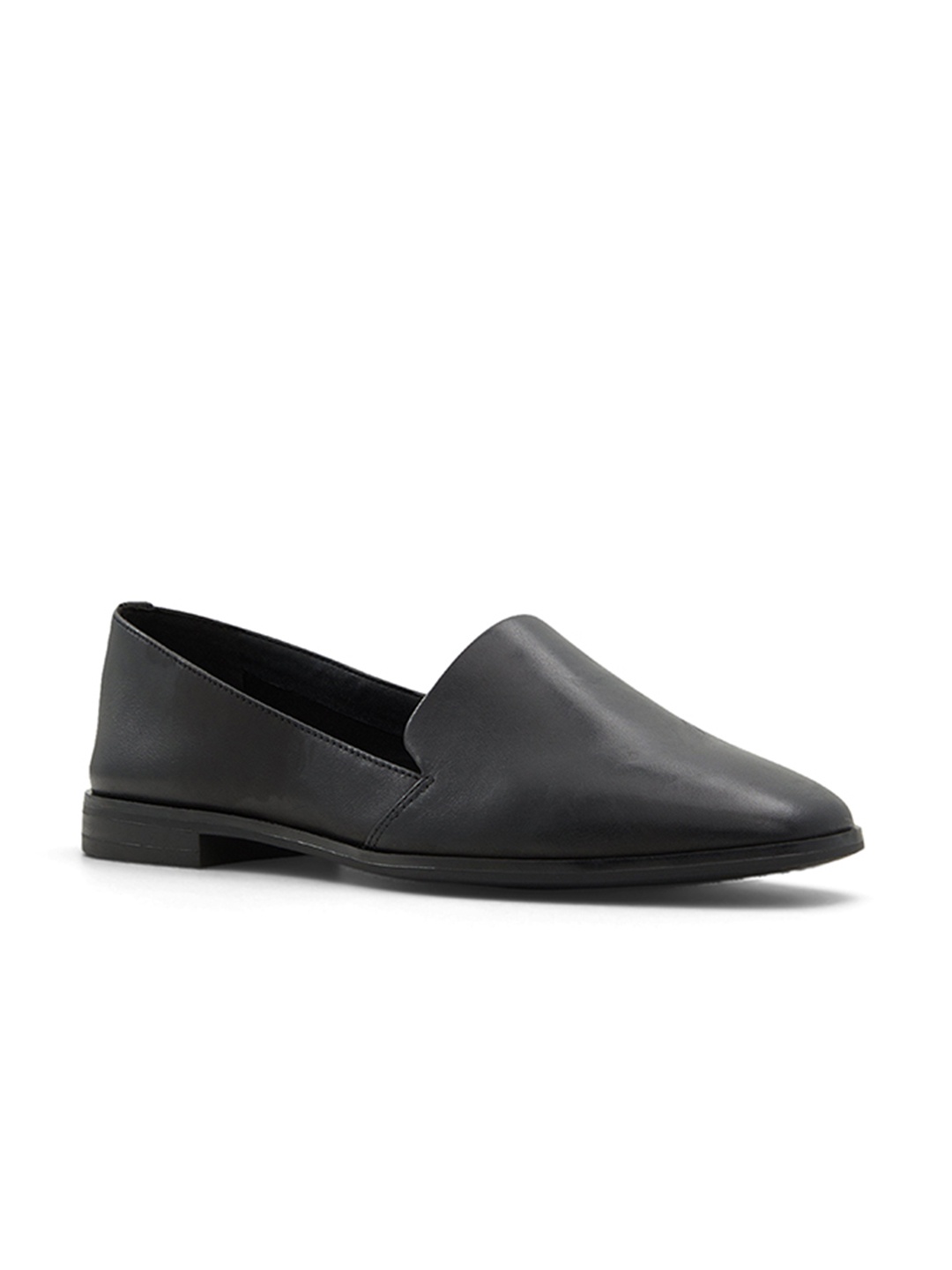 

ALDO Women Leather Loafers, Black