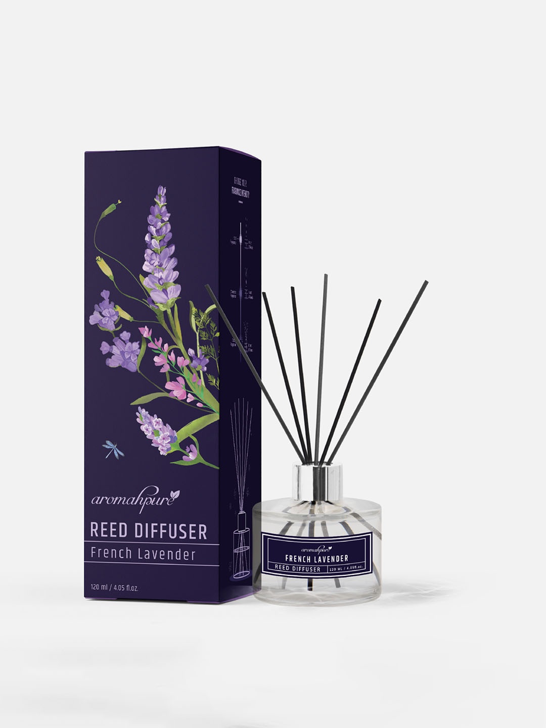 

Aromahpure Purple Reed Lavender Aroma Oil Diffuser & Sticks 120 ml